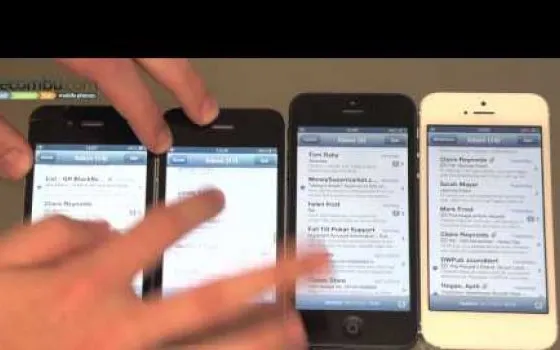 Problemi di scrolling veloce su iPhone 5 e iPod touch 5G