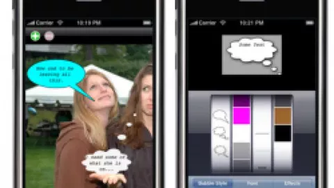TalkBubbles per iPhone e iPod Touch