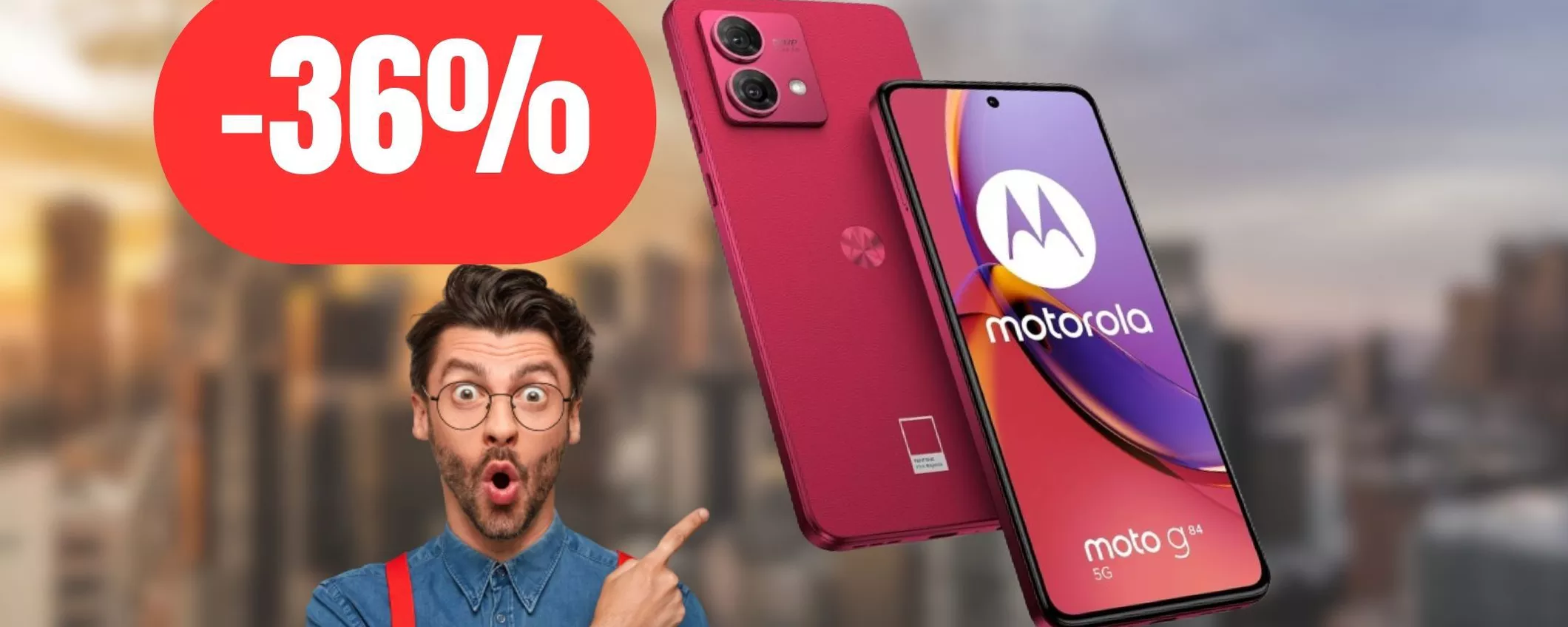 Motorola G84: il prezzo scende e cala a picco su Amazon