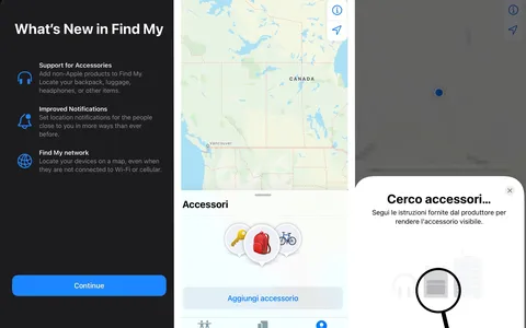 iOS 14.5: Supporto portachiavi e cuffie in app Dov'è