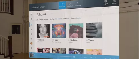 Microsoft Hololens riceve il suo primo update