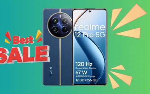 Smartphone Realme 12 Pro in sottocosto su Amazon: ultimissimi a disposizione