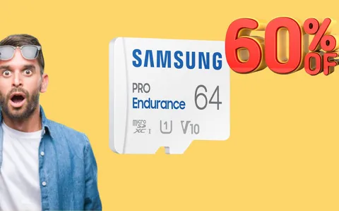 MicroSD Samsung PRO Endurance per telecamere a soli 9€: sconto folle del -60%