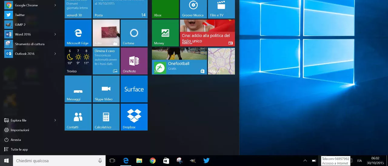Windows 10 build 14376 agli Insider: novità