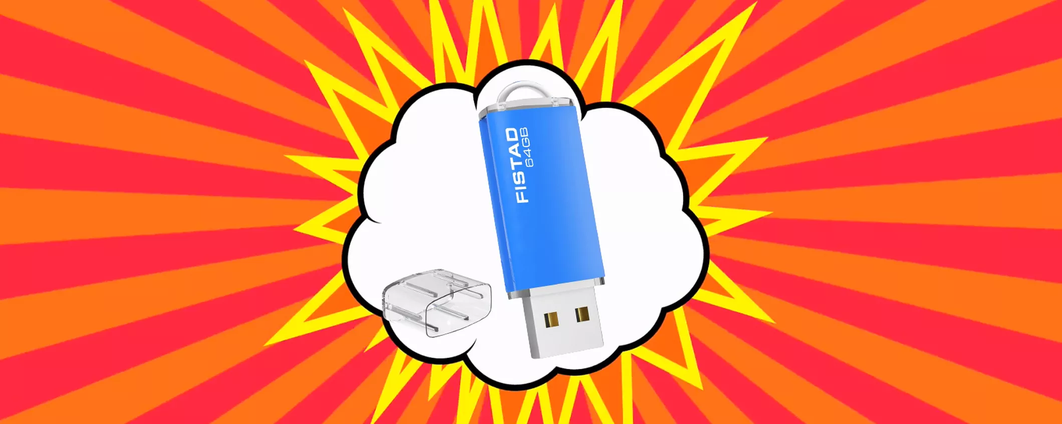 BASTANO 5 EURO per la Chiavetta USB da 64GB: offerta ASSURDA su Amazon