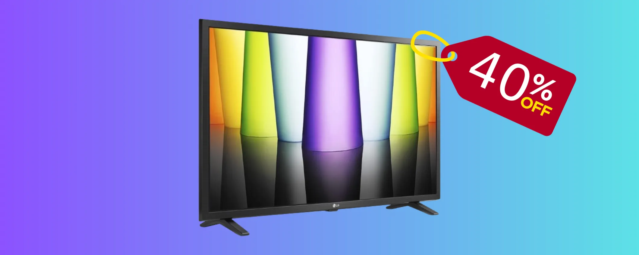 Smart TV LG da 32 pollici scontatissima al -40%: tua con una spesa minima