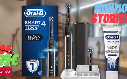 OCCASIONE: Kit Oral-B Smart 4, vale più di 100€ ma lo paghi MENO DI 50€
