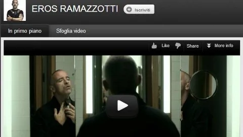 Eros Ramazzotti live su Google+ e YouTube