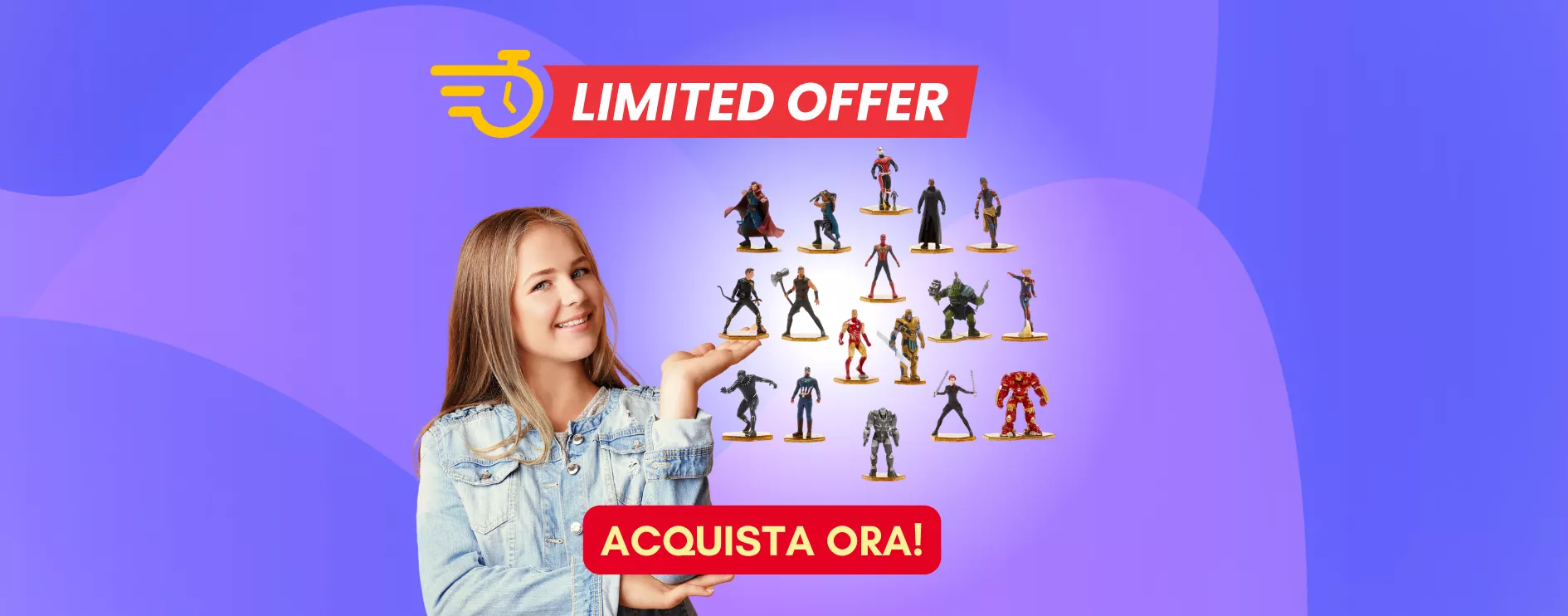 Mega set personaggi Marvel in sconto del 18% sullo shop Disney! - Webnews