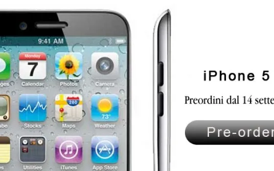iPhone 5: pre-ordini a partire dal 14 settembre?