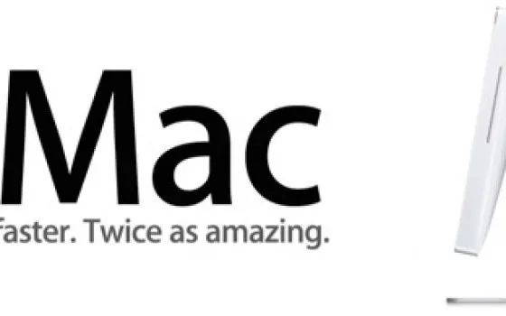 Nuovo Apple iMac con processore Intel Core Duo: dettagli ufficiali
