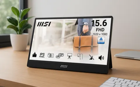 MSI PRO MP161 E2U a 89 euro: il monitor portatile che semplifica il lavoro ovunque