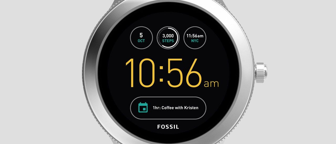 q explorist black smartwatch