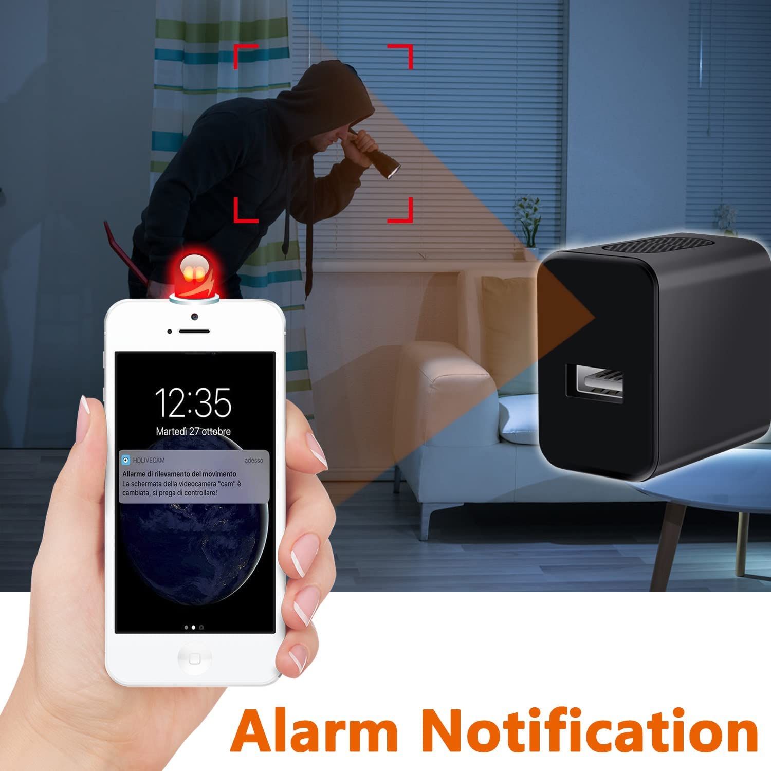 Questa GENIALE telecamera spia è nascosta in un normale caricabatteria