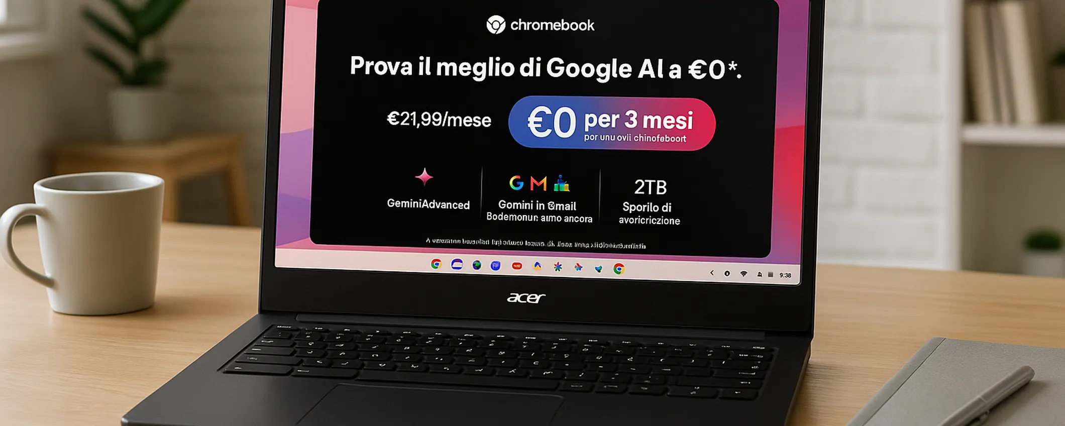 Acer Chromebook 314 in offerta: praticità e autonomia a un prezzo che sorprende