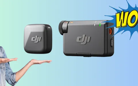 Mini microfono senza fili DJI arriva su Amazon ad un prezzo super conveniente