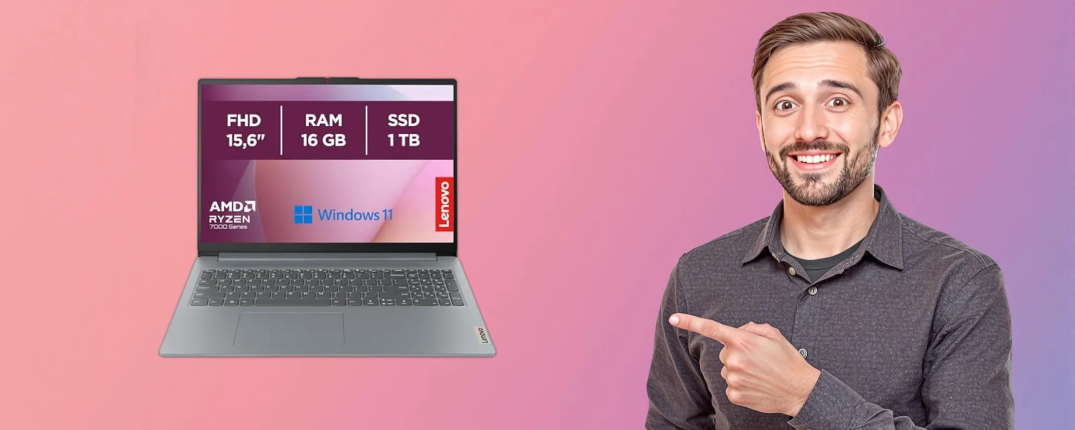 Lenovo IdeaPad Slim 3: risparmia 150€ sul notebook leggero e potentissimo