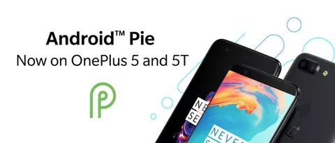 Android 9 Pie disponibile per OnePlus 5 e 5T