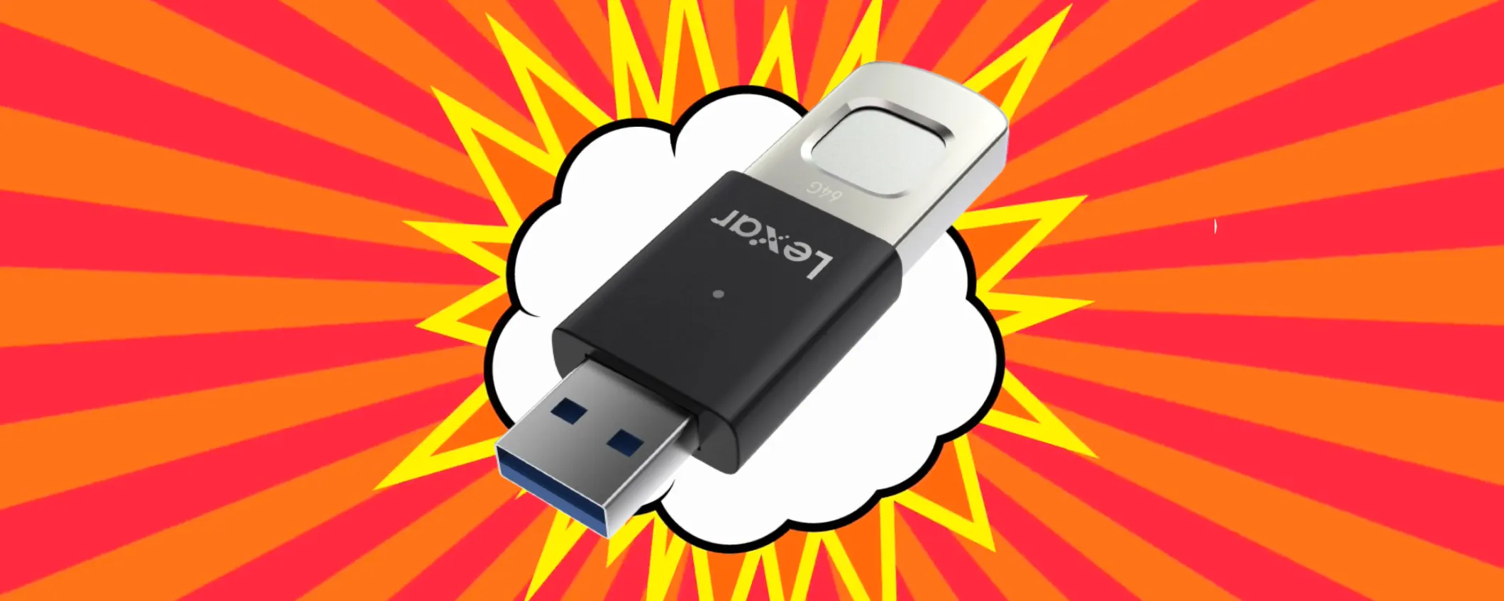 Memoria extra con la Chiavetta USB Lexar da 256 GB in sottocosto su Amazon