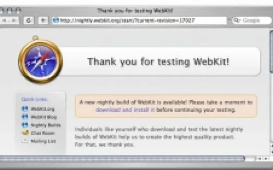 Ecco gli obiettivi del WebKit