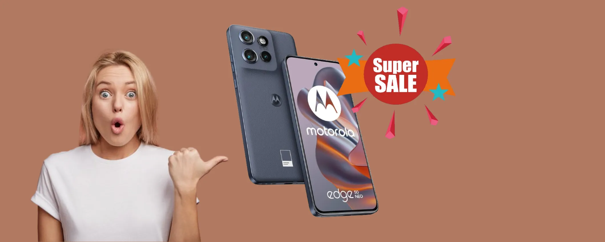 Motorola edge 50 neo in mega sconto: oggi su Amazon risparmi 130€
