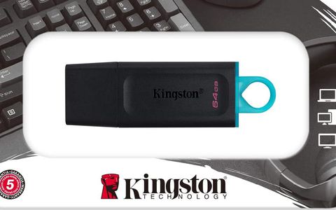 La chiavetta USB Kingston da 64GB precipita di prezzo: oggi costa solo 6€