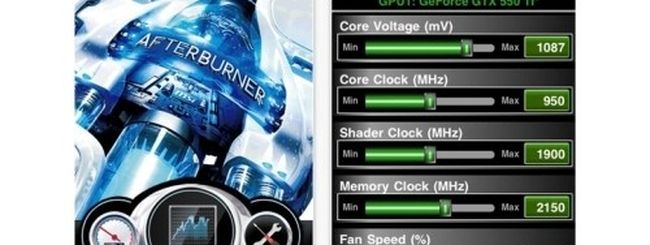 MSI Afterburner: overclock della GPU con iPhone e iPad