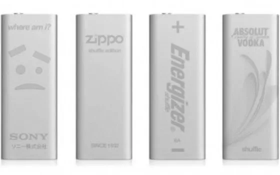 Idee per incisioni laser sul proprio iPod Shuffle