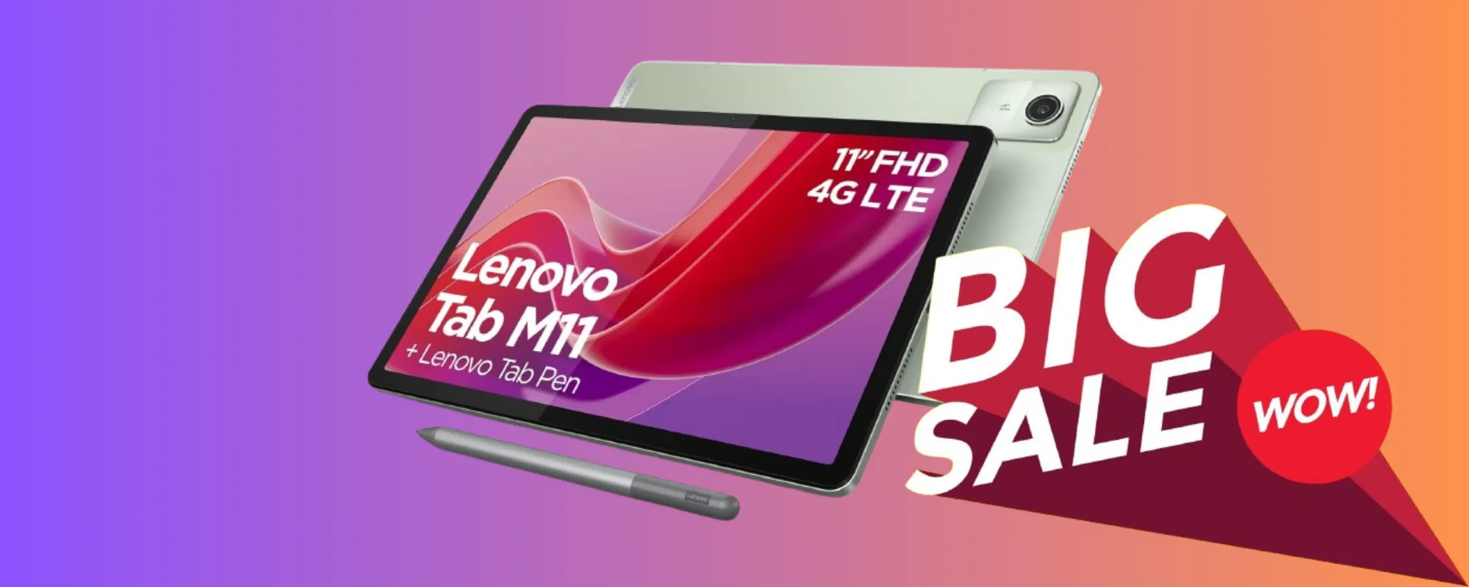 Tablet Lenovo di ultima generazione in offerta schock su Amazon
