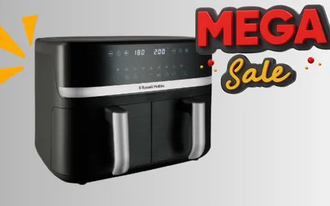 Cucina sano con la Friggitrice ad aria doppia da 9 litri in offerta speciale