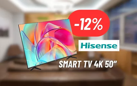 Smart TV Hisense 4K da 50 pollici IN OFFERTA su Amazon