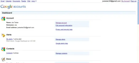 Presentata la nuova Google Dashboard