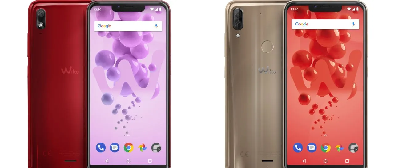 Wiko View2 Go e Plus in rosso e oro per Natale