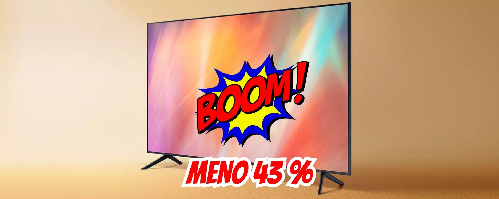 eBay impazzisce: Smart TV Samsung TOP MENO 43 PER CENTO! Che bomba!