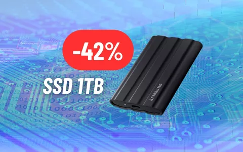 1TB di storage ovunque con l'SSD esterno Samsung al 42% di sconto