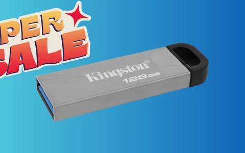 Chiavetta USB Kingston da 128GB: prestazioni top e storage extra a soli 11€