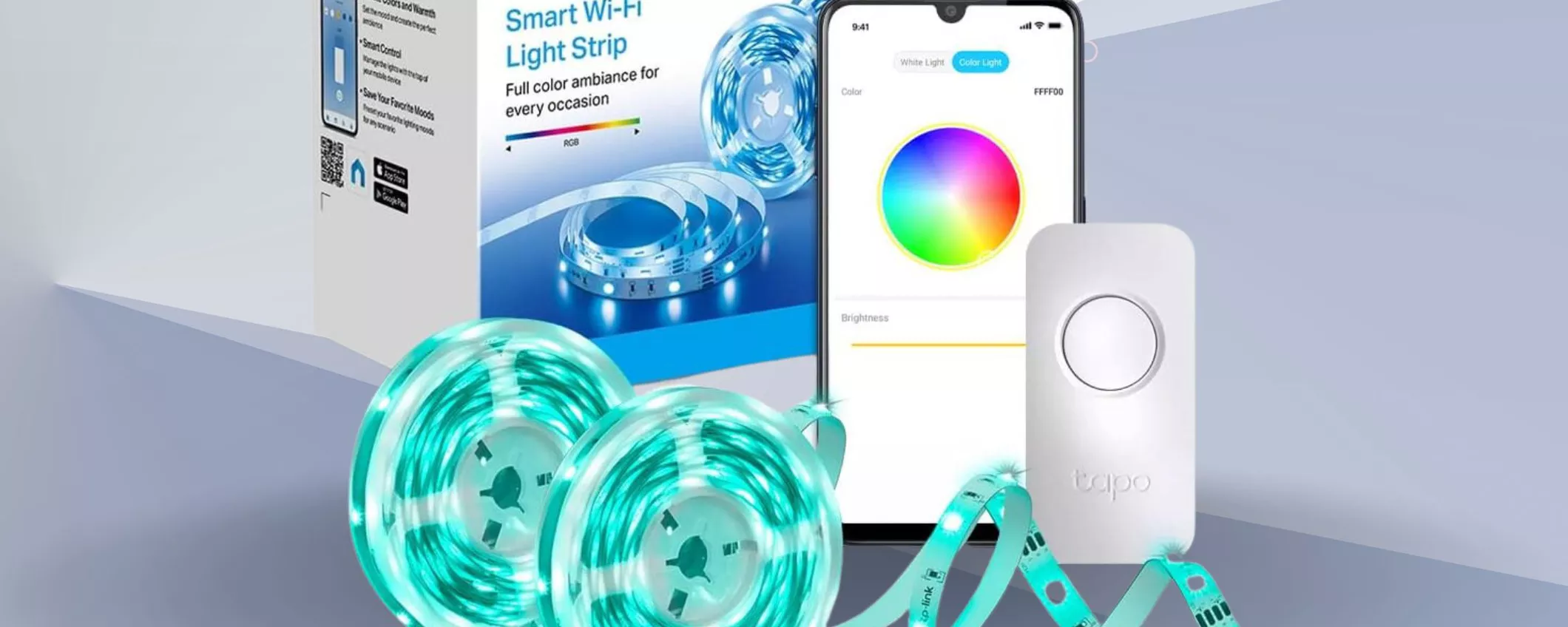 COLORA LA TUA VITA con TP-Link Tapo: strisce led con COMANDO VOCALE!