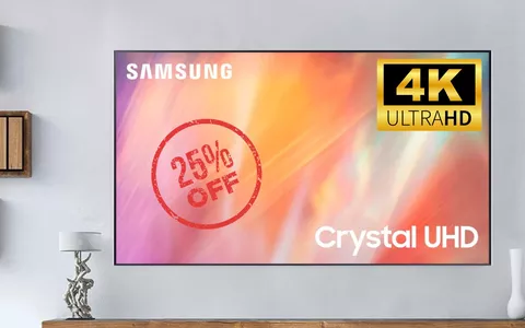 Cyber Monday: SAMSUNG TV Crystal UHD 4K a prezzo OFFERTISSIMA su Amazon!