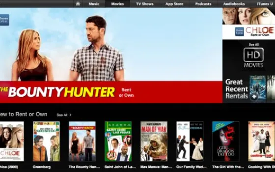 L'iTunes Store canadese aggiunge i film in HD