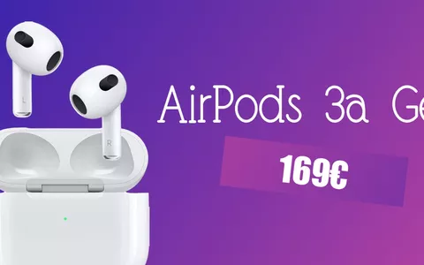 AirPods 3a Gen a soli 169€: musica per le tue orecchie