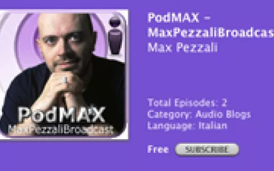 PodMAX: anche Max Pezzali fa il suo podcast