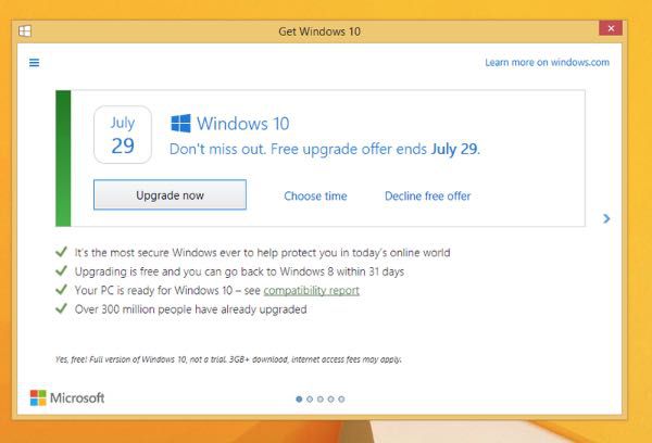 App Ottieni Windows 10