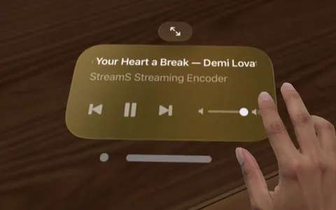 Vision Pro trasforma qualsiasi superficie piana in un display touch