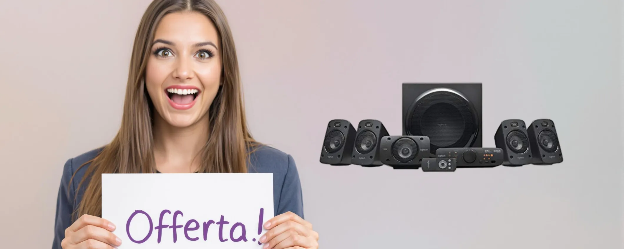 Il cinema a casa tua con il Sistema di Altoparlanti Logitech a quasi metà prezzo (-42%)