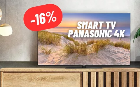 CROLLA A MENO DI 400€ la smart TV 4K da 50 pollici di Panasonic: OTTIMA PROMO