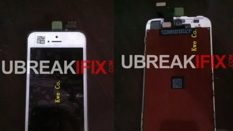 iPhone 5: Le foto del pannello frontale con il display