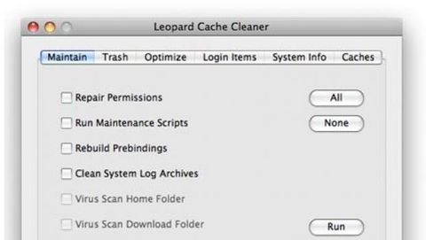 Leopard Cache Cleaner: una colf nel tuo Mac