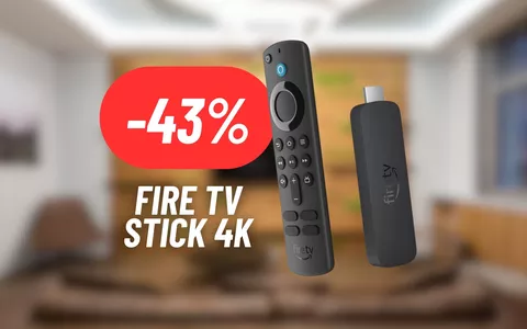 Rendi la tua TV Smart alla massima qualità con la Fire TV Stick 4K al 43% DI SCONTO
