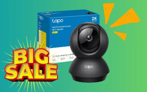 Telecamera Wi-Fi da interno Tapo a soli 22€: lo sconto schock è del -43%