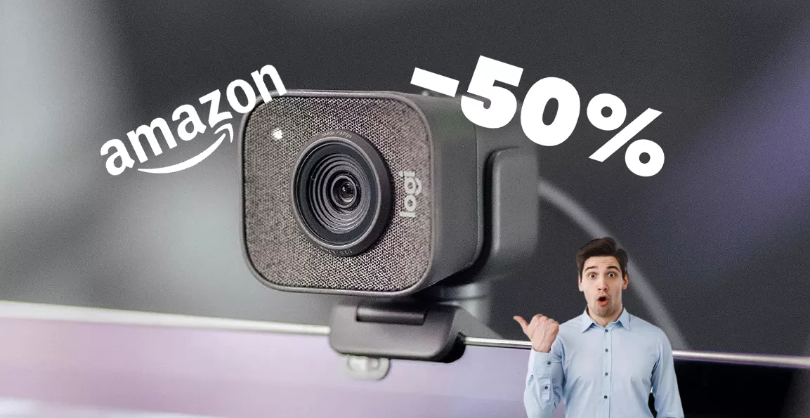 Logitech StreamCam: la webcam ad alte prestazioni è scontata del 50% su Amazon